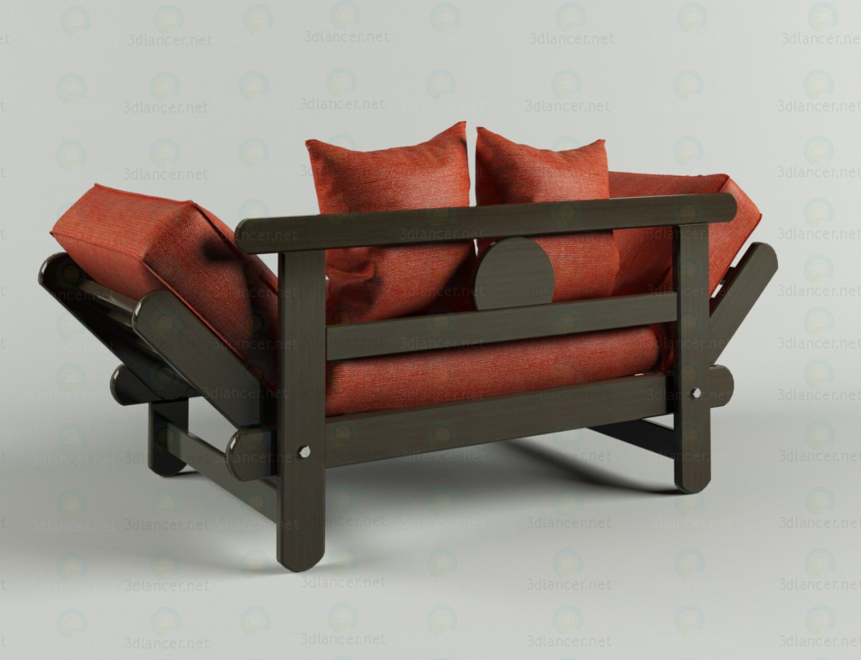 3d Кушетка СІТІ модель купити - зображення 3d Кушетка СІТІ модель купити - зображення