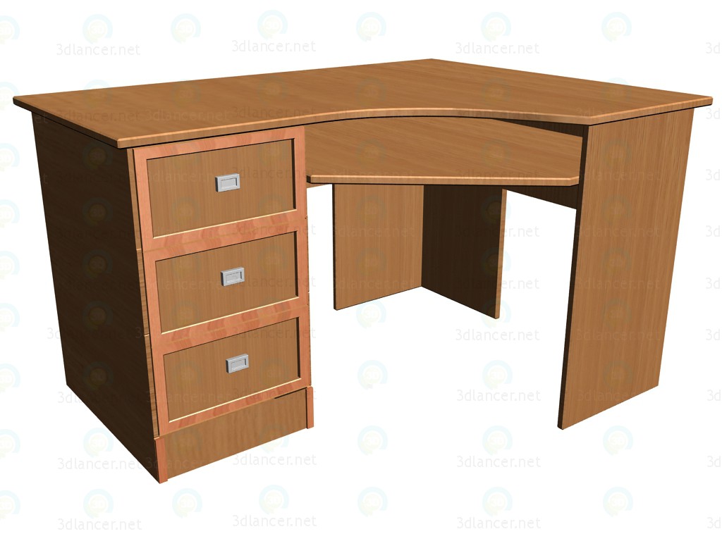 modèle 3D Bureau de coin A714-l - preview