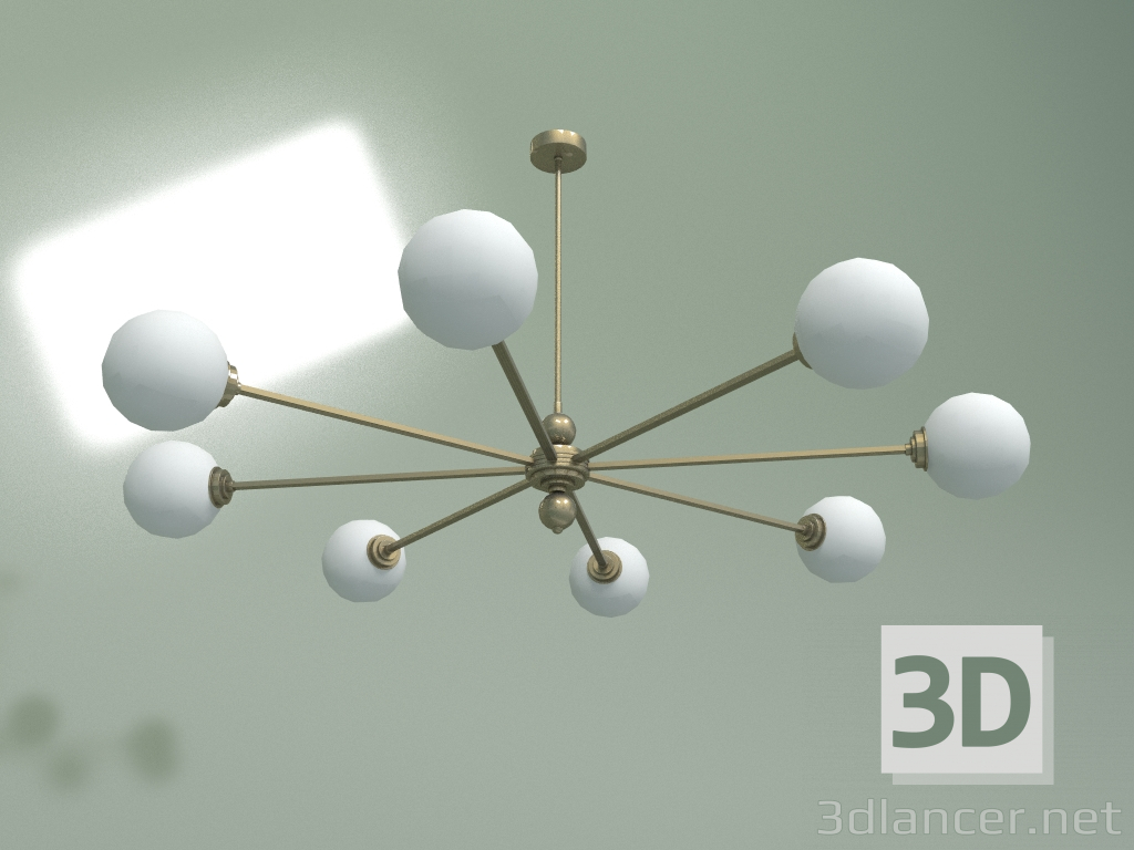 modello 3D Lampadario ABANO ABA-ZW-8 (Z) II - anteprima
