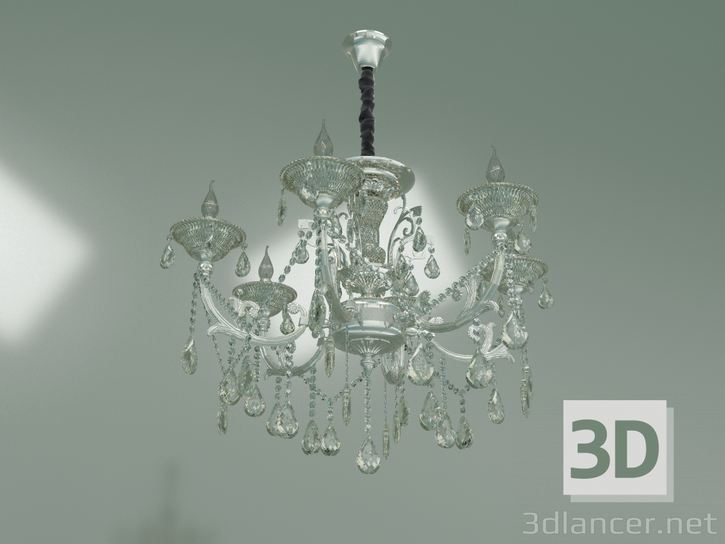 3d model Pendant chandelier 278-6 (Strotskis) - preview