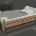 3D Modell Bett TUNE Y (BGTYA2) - Vorschau