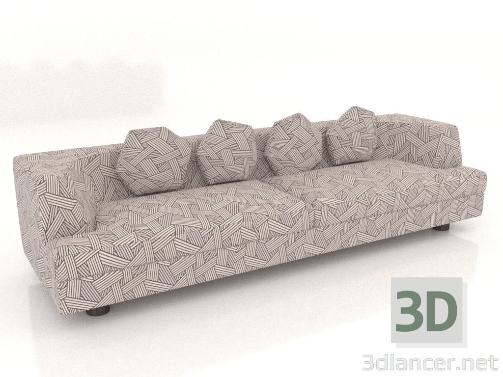 3d model Sofá MATIGNON (3000 mm) - vista previa 3d model Sofá MATIGNON (3000 mm) - vista previa