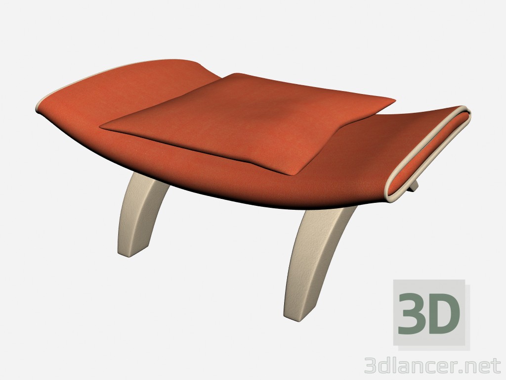 modello 3D Poggiapiedi Nerman - anteprima