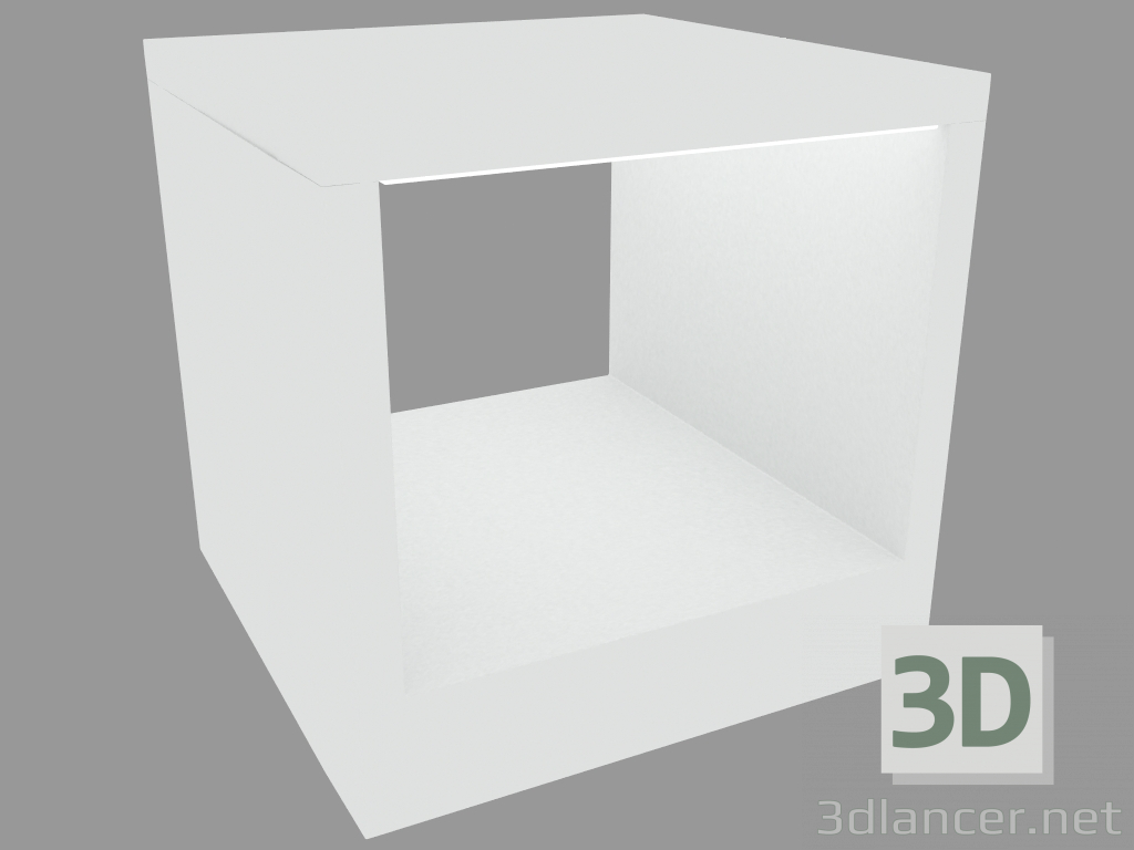 modèle 3D Lampadaire MICROKUBE 120 (S6300W) - preview