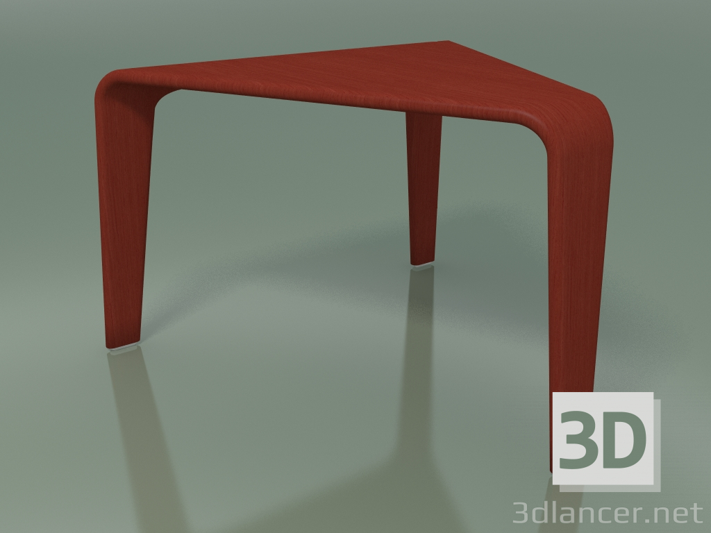 modello 3D Tavolino 3853 (H 36 - 55 x 54 cm, rosso) - anteprima