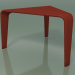 modello 3D Tavolino 3853 (H 36 - 55 x 54 cm, rosso) - anteprima