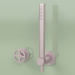 3d модель Комплект гідропрогрессівного змішувача для ванни-душа з ручним душем (20 58, OR) – превью