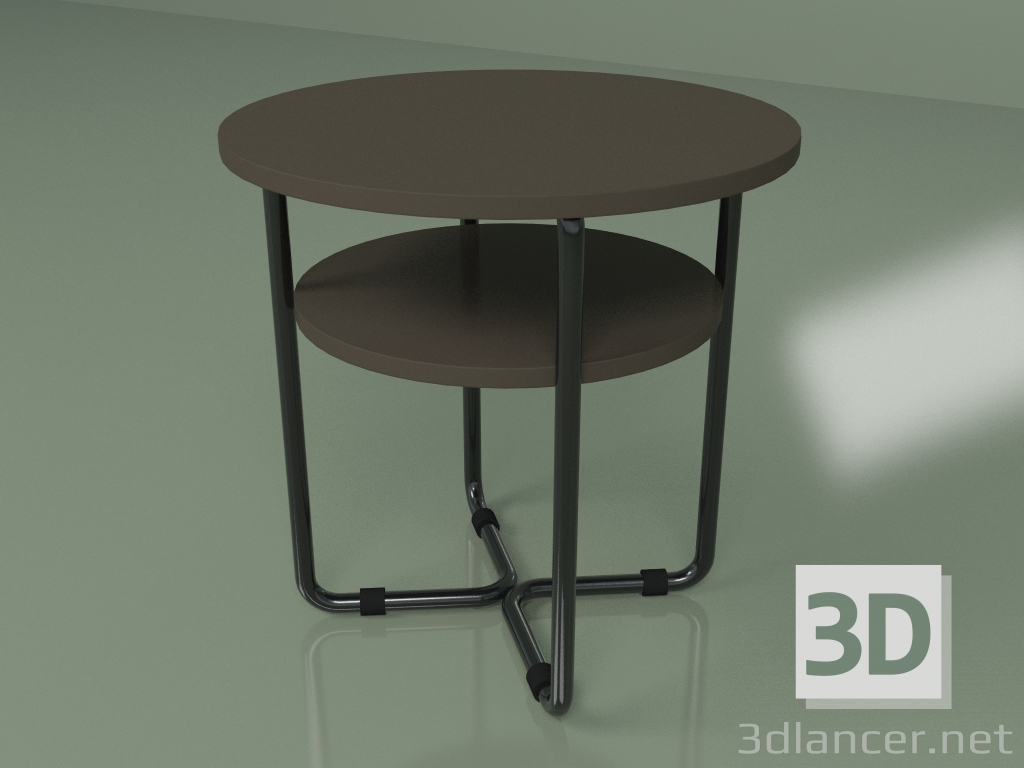 3 डी मॉडल कॉफी टेबल (गहरा भूरा) - पूर्वावलोकन
