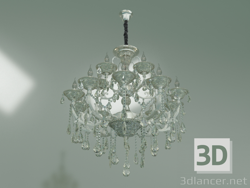 3d model Hanging chandelier 278-15 (Strotskis) - preview