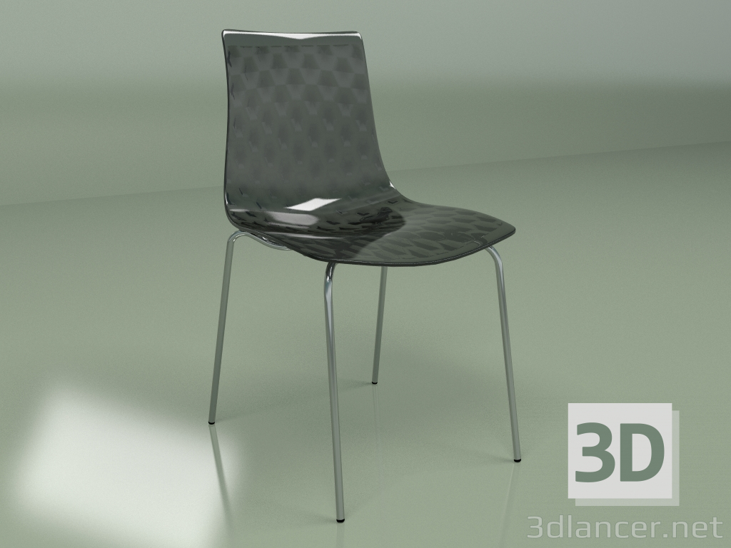 3D modeli Sandalye Gazlı (dumanlı) - önizleme