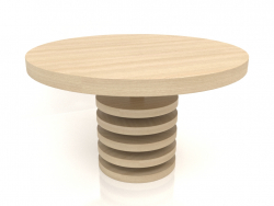 डाइनिंग टेबल डीटी 03 (डी = 1288x765, लकड़ी सफेद)