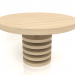 3d модель Стол обеденный DT 03 (D=1288x765, wood white) – превью