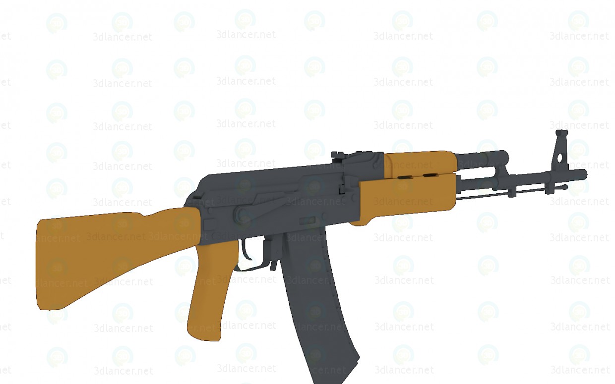 3d model AK - preview