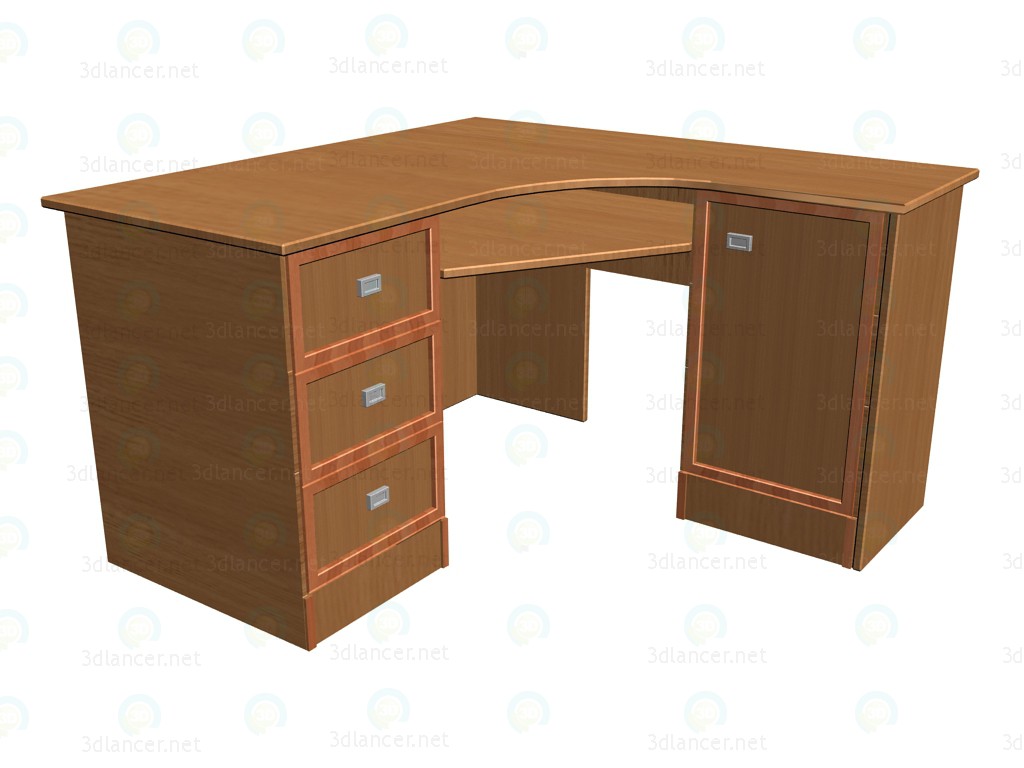 3d model Corner desk A715 - preview