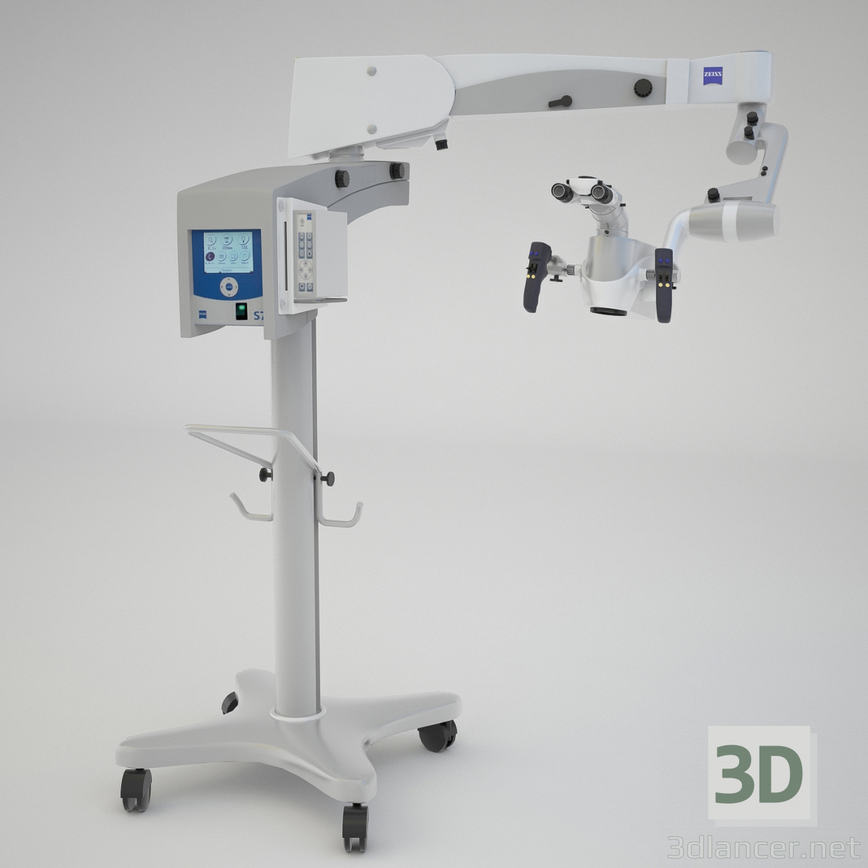 3d Dental microscope "Opmi proergo zeiss" model buy - render
