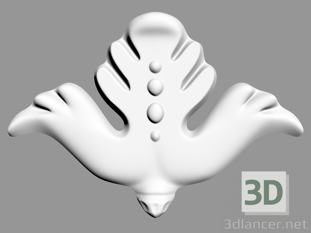 modèle 3D Décoration murale (F36) - preview