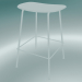 3d model Bar stool with Fiber tube base (H 65 cm, White) - preview