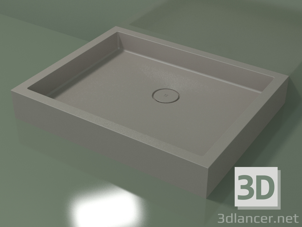 modèle 3D Receveur de douche Alto (30UA0128, Clay C37, 100x80 cm) - preview