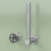 3d модель Комплект гидропрогрессивного смесителя для ванны-душа с ручным душем (20 58, AS-ON) – превью