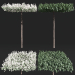 3d Apple tree on the trunk form "Roof" model buy - render