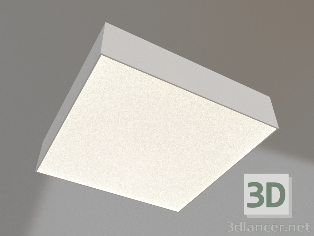 modèle 3D Lampe SP-QUADRO-S250x250-25W Warm3000 (WH, 120 degrés, 230V) - preview
