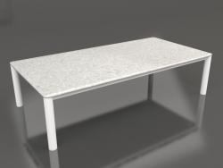 Table basse 70×140 (Blanc, DEKTON Sirocco)