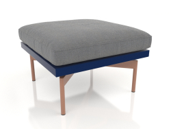 Pouf for a club chair (Night blue)
