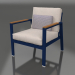 3d model Armchair XS (Night blue) - preview