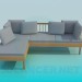 3D Modell Sofa - Vorschau