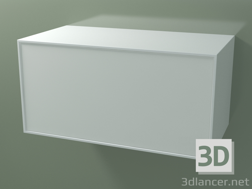 3d модель Ящик (8AUDCB03, Glacier White C01, HPL P01, L 96, P 50, H 48 cm) – превью