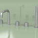 3d model Mixer with swivel spout and hydro-progressive mixer with hand shower (16 95, AS) - preview