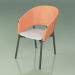 3d модель Комфортное кресло 022 (Metal Smoke, Orange, Polyurethane Resin Grey) – превью