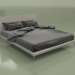 3D modeli Çift kişilik yatak GL 2016 (gri) - önizleme