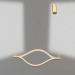 modello 3D Ciondolo Lynn oro opaco (08258-60,33P) - anteprima