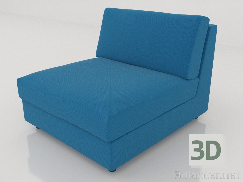 3d model Sofa module 83 single - preview