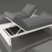 3d model Double bed for relaxation (White) - preview