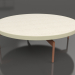 3d model Round coffee table Ø120 (Gold, DEKTON Danae) - preview