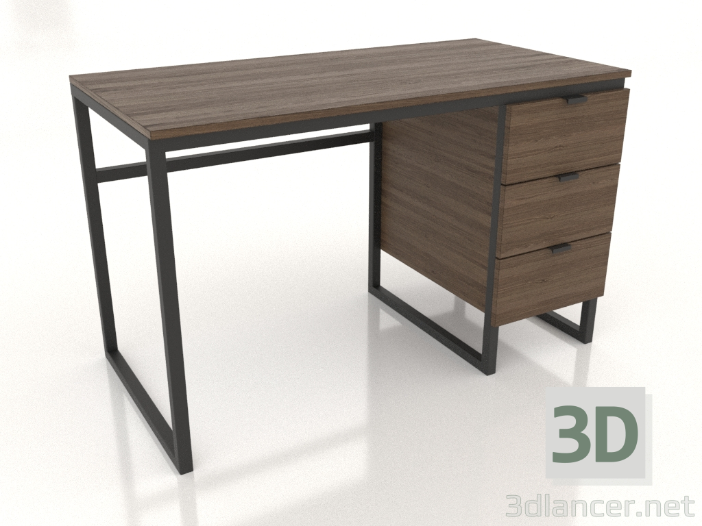 3d model Escritorio NUEVO 1200x600 mm (nogal fresno aclarado) - vista previa