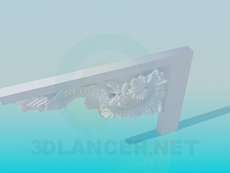 3d модель Обрамления ступеней – превью 3d модель Обрамления ступеней – превью
