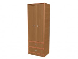 2-door wardrobe with drawers A211