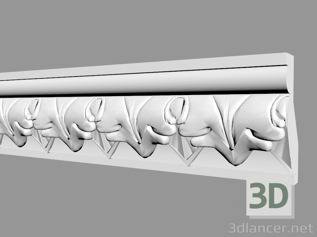 modèle 3D Corniche C147 - preview