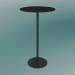 3d model Table BON (9380-71 (⌀ 60cm), H 109cm, HPL black, cast iron black) - preview