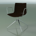 3d model Chair 0377 (swivel, with armrests, without upholstery, LU1, wenge) - preview