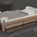 3D Modell Bett TUNE Y (BZTYA2) - Vorschau