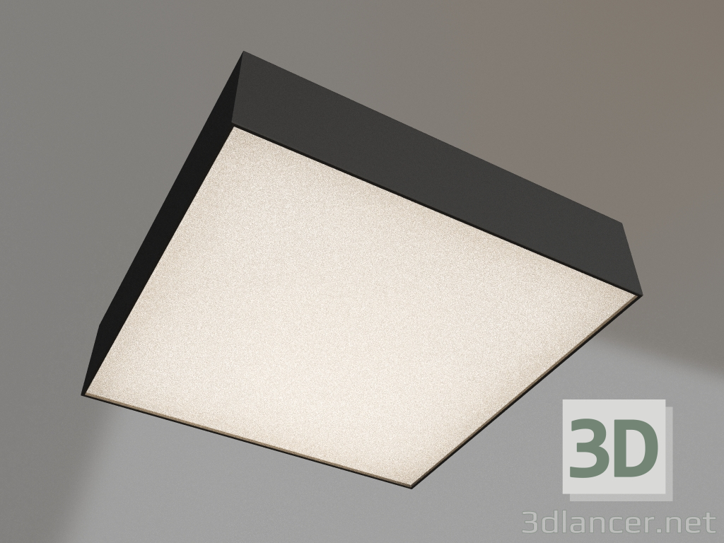 modèle 3D Lampe SP-QUADRO-S250x250-25W Day4000 (BK, 120 degrés, 230V) - preview