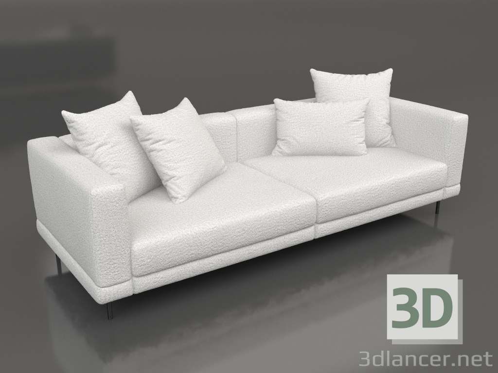 3D modeli Divan Carol-2 (Antoloji 1 Fildişi) - önizleme