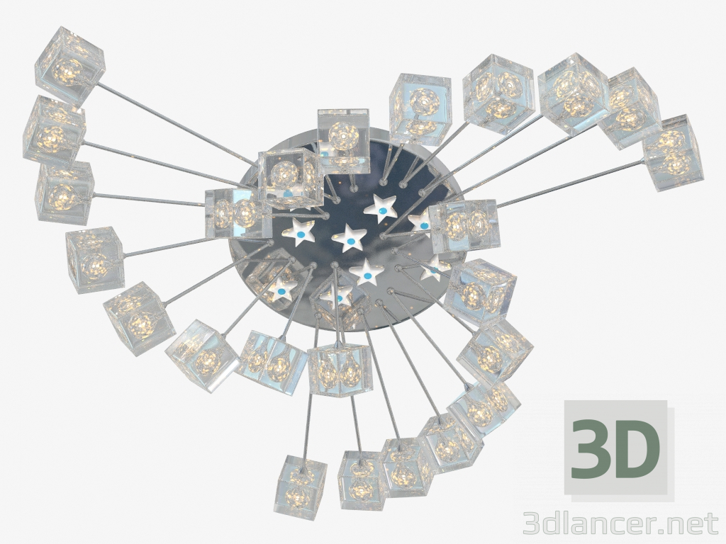 3D Modell Cascade Kronleuchter (244011324) - Vorschau