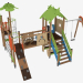3d модель Дитячий ігровий комплекс (Т1302) – превью