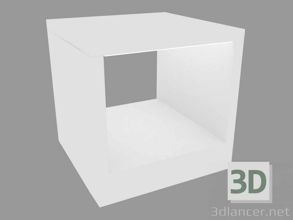 3d model Post lamp KUBE 240 (S6340W) - preview