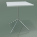 modèle 3D Table carrée 5706, 5723 (H 74 - 59x59 cm, étalée, Blanc, LU1) - preview